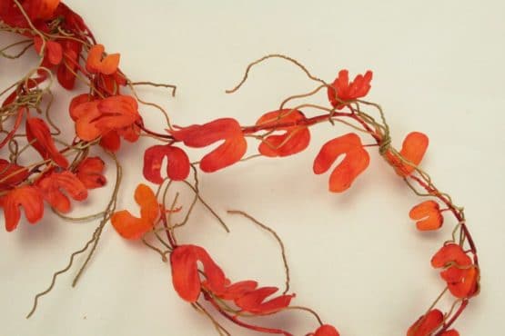 Deko-Girlande, orange, 120 cm - herbst, dekoaccessoires